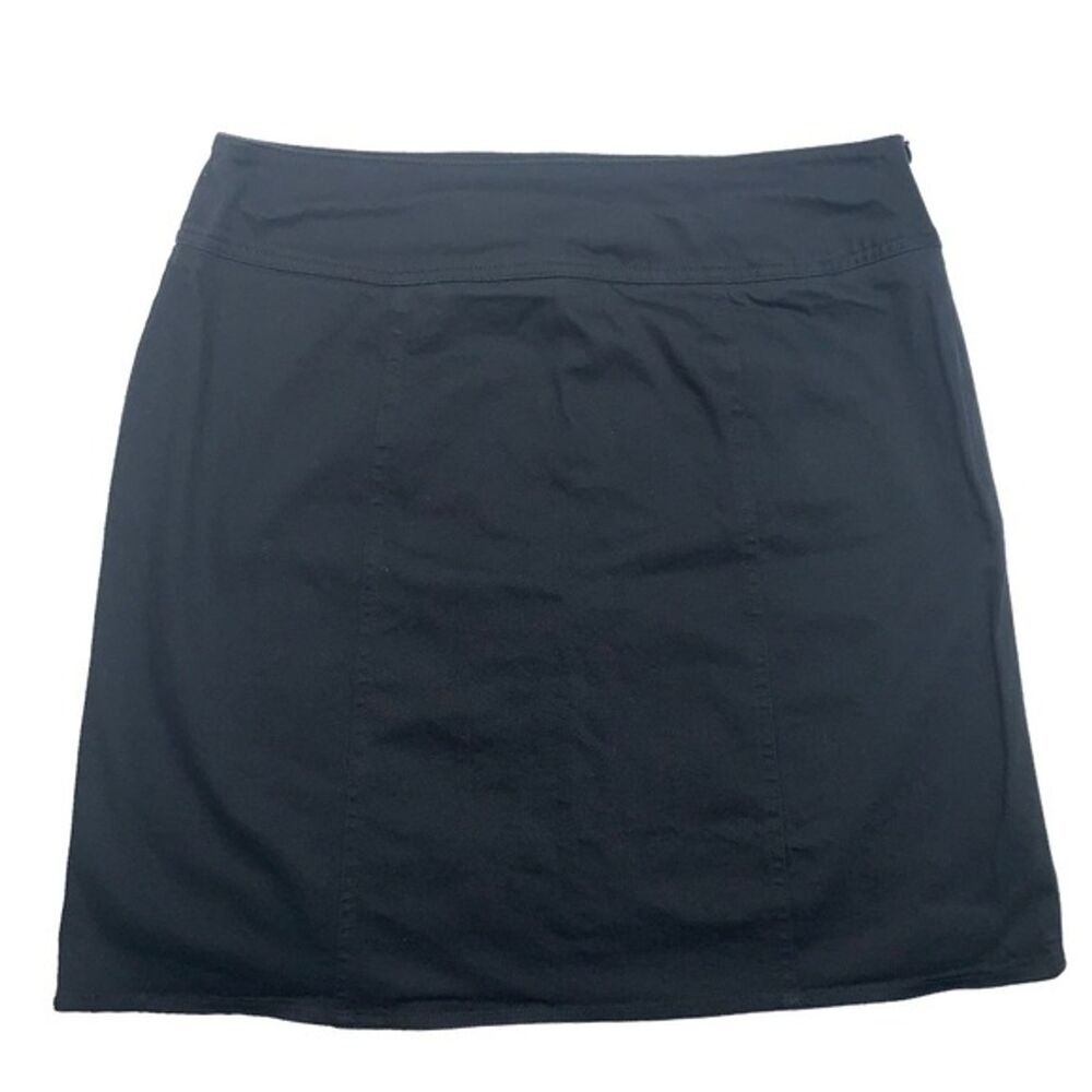 Black Basic Classic Skirt Women's Professional Work Business A Line